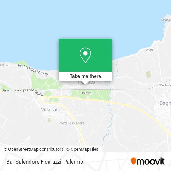 Bar Splendore Ficarazzi map