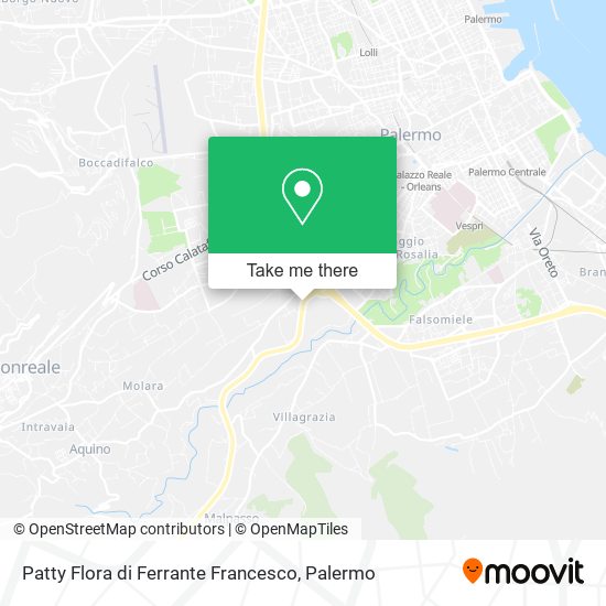Patty Flora di Ferrante Francesco map
