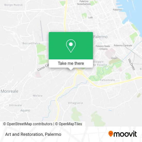 Art and Restoration map