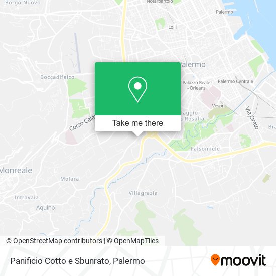 Panificio Cotto e Sbunrato map