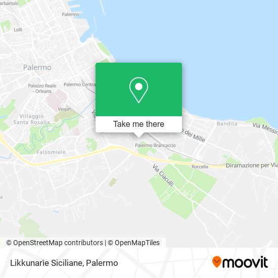 Likkunarìe Siciliane map