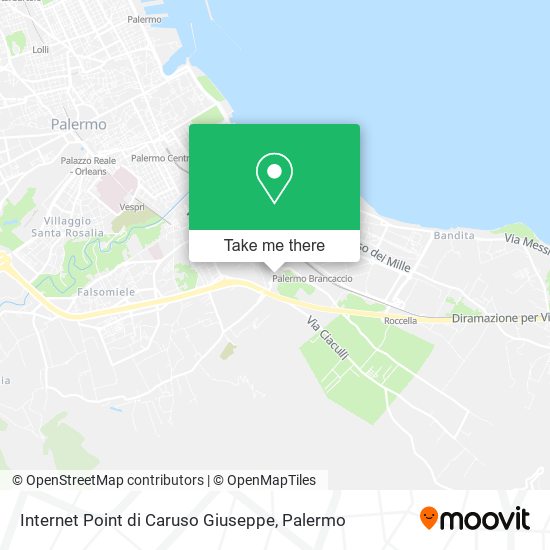 Internet Point di Caruso Giuseppe map
