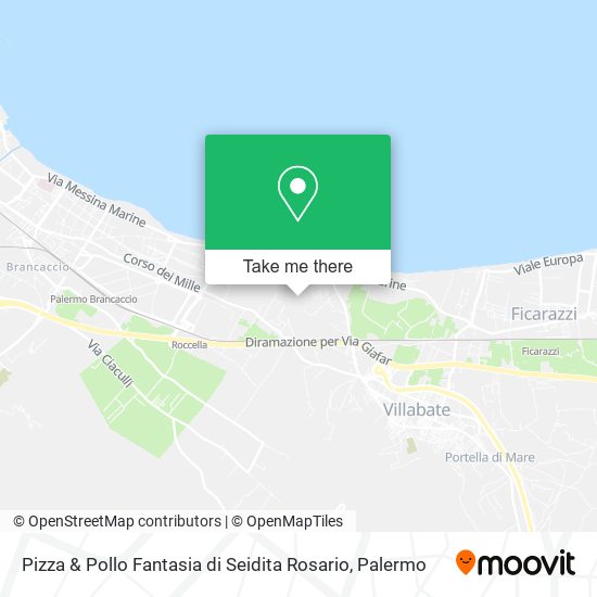 Pizza & Pollo Fantasia di Seidita Rosario map