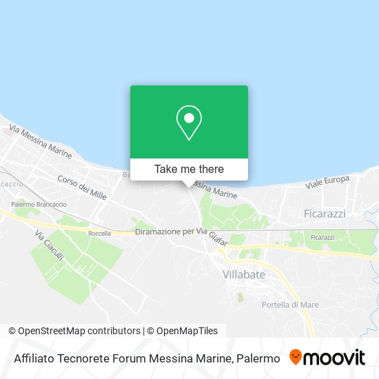 Affiliato Tecnorete Forum Messina Marine map