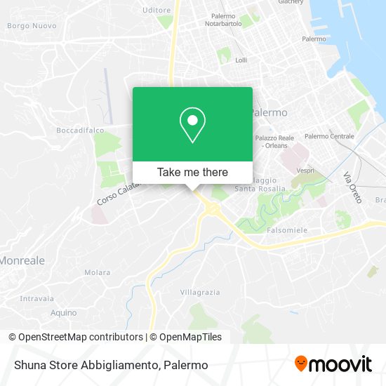 Shuna Store Abbigliamento map