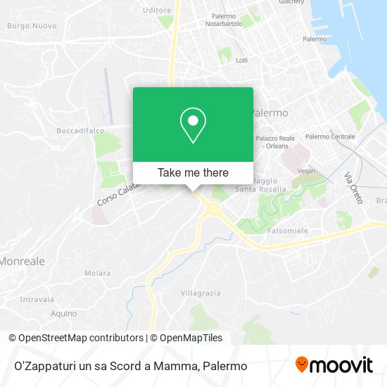 O'Zappaturi un sa Scord a Mamma map