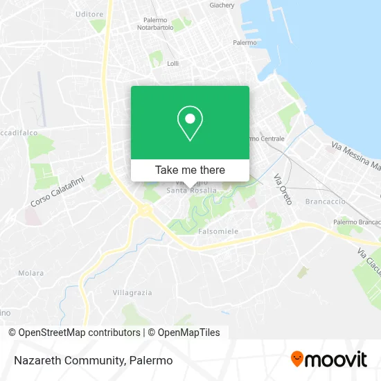 Nazareth Community map