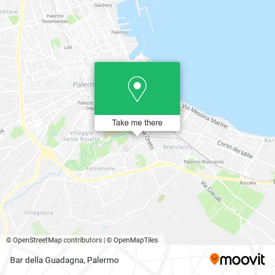 Bar della Guadagna map