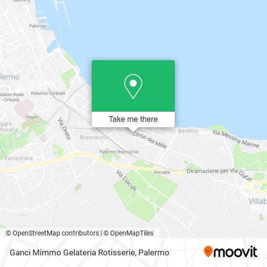 Ganci Mimmo Gelateria Rotisserie map