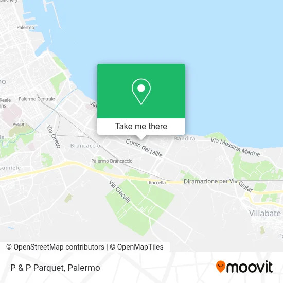P & P Parquet map