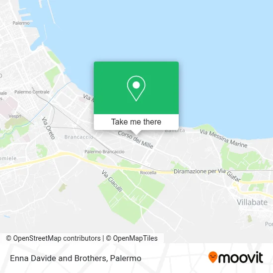 Enna Davide and Brothers map