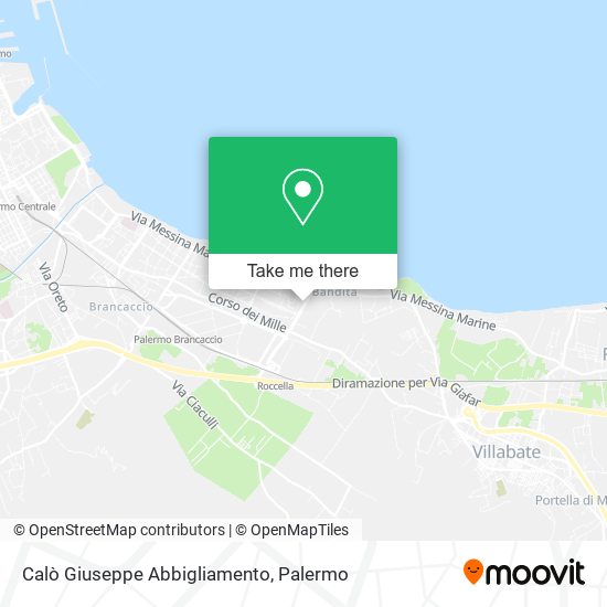 Calò Giuseppe Abbigliamento map