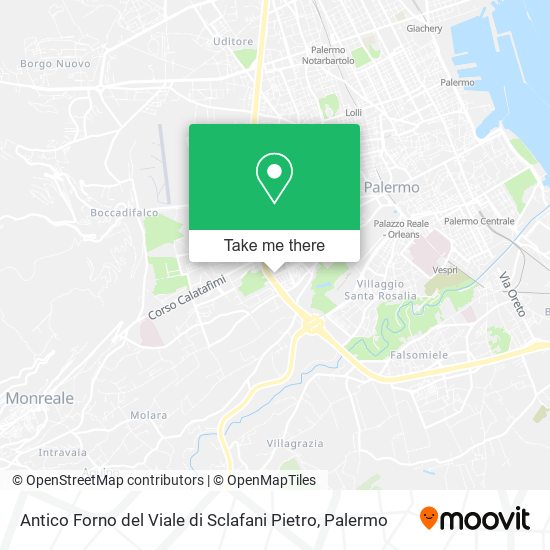 Antico Forno del Viale di Sclafani Pietro map