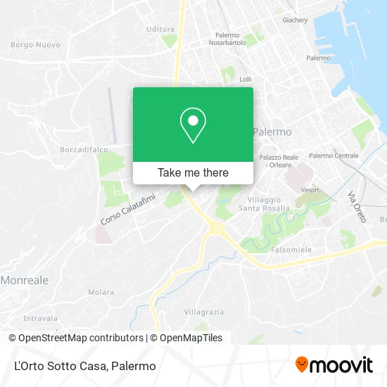 L'Orto Sotto Casa map