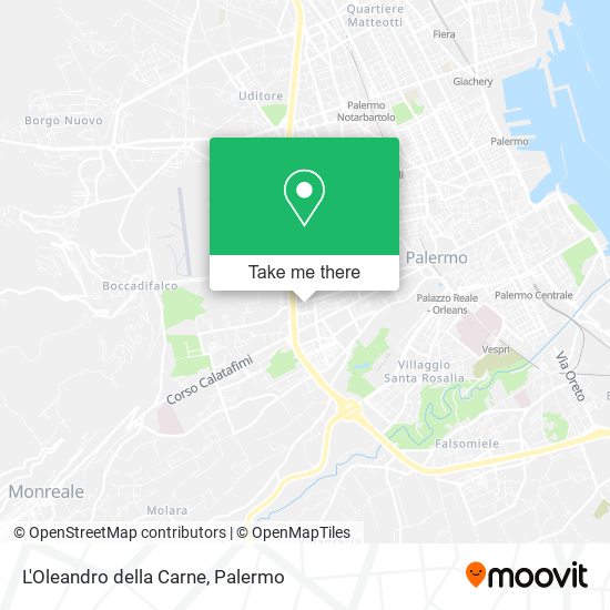 L'Oleandro della Carne map
