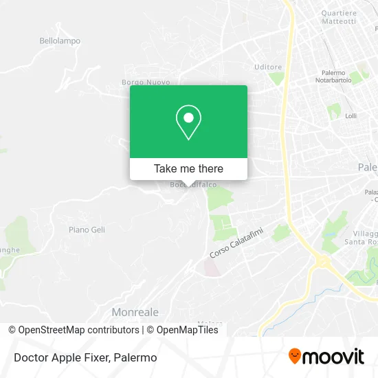 Doctor Apple Fixer map