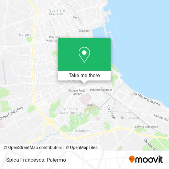 Spica Francesca map