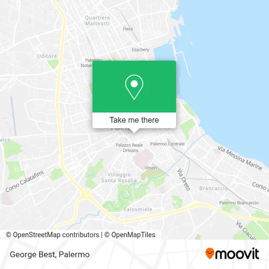 George Best map