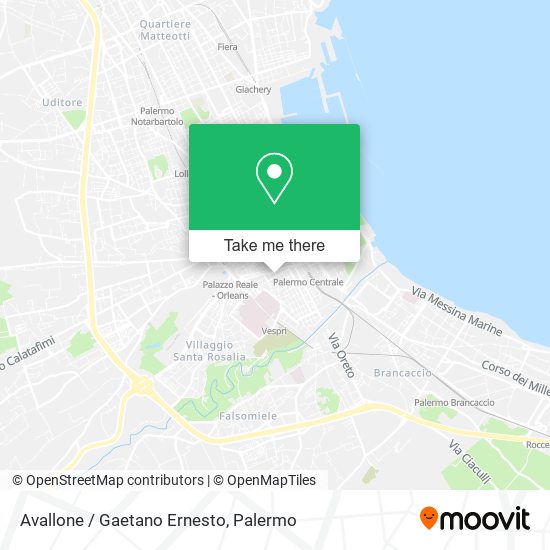 Avallone / Gaetano Ernesto map