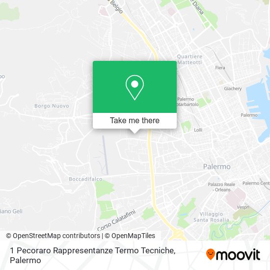 1 Pecoraro Rappresentanze Termo Tecniche map