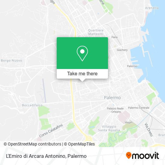 L'Emiro di Arcara Antonino map