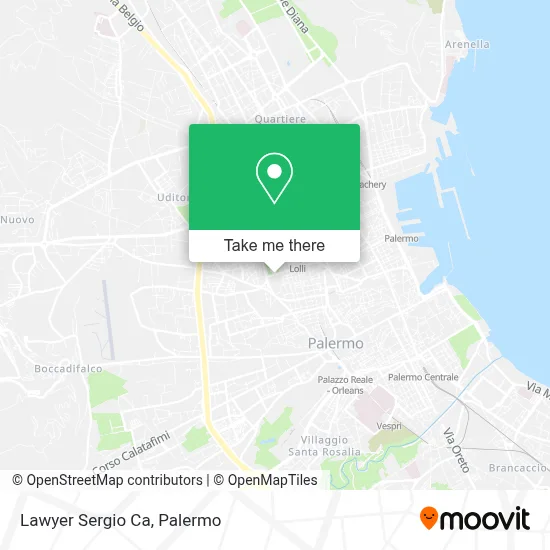 Lawyer Sergio Ca map