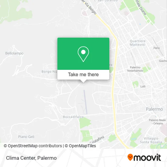 Clima Center map