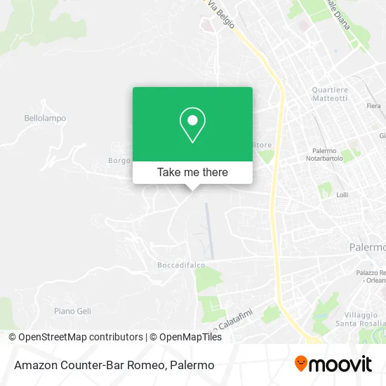 Amazon Counter-Bar Romeo map