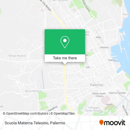 Scuola Materna Telesino map