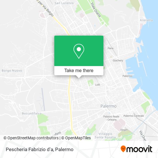 Pescheria Fabrizio d'a map