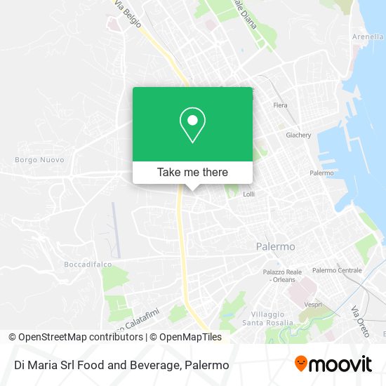 Di Maria Srl Food and Beverage map
