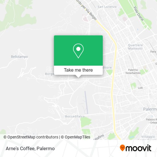 Arne's Coffee map