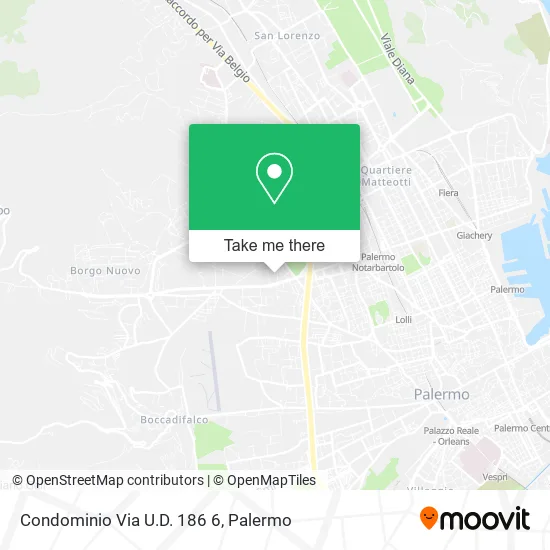 Condominio Via U.D. 186 6 map