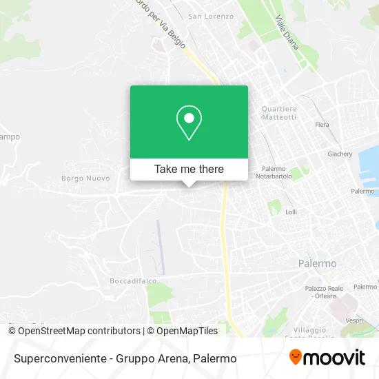 Superconveniente - Gruppo Arena map