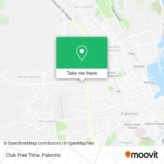 Club Free Time map