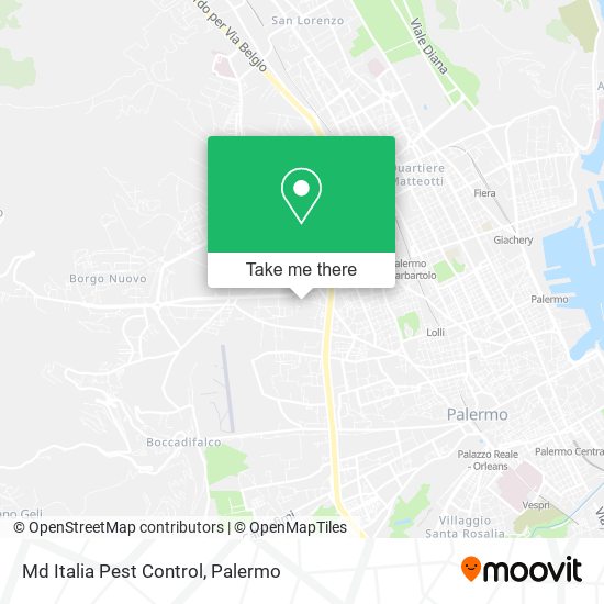 Md Italia Pest Control map