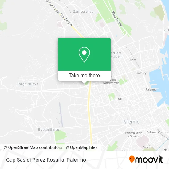 Gap Sas di Perez Rosaria map