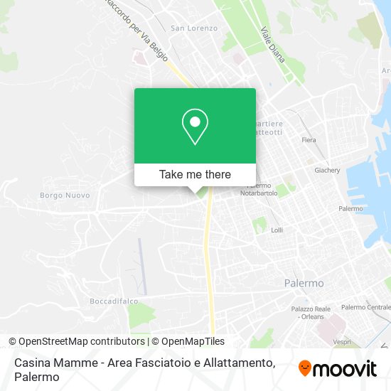 Casina Mamme - Area Fasciatoio e Allattamento map