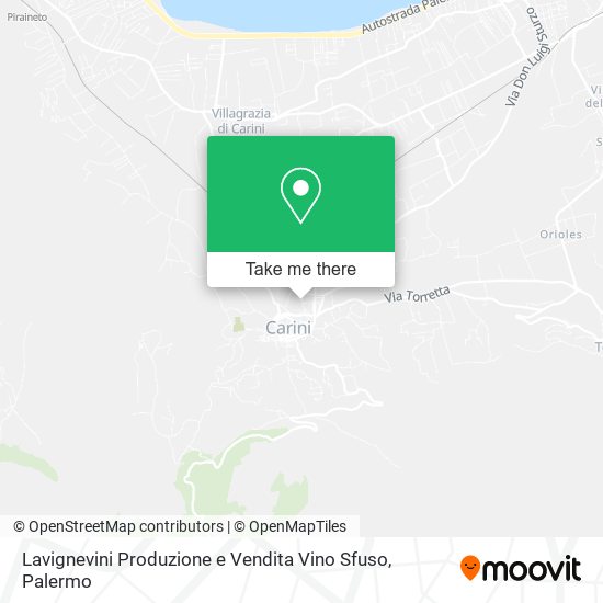 Lavignevini Produzione e Vendita Vino Sfuso map