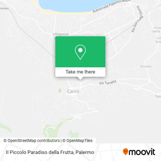 Il Piccolo Paradiso della Frutta map