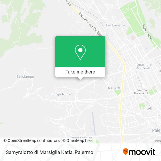 Samyralotto di Marsiglia Katia map