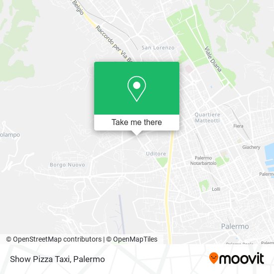 Show Pizza Taxi map