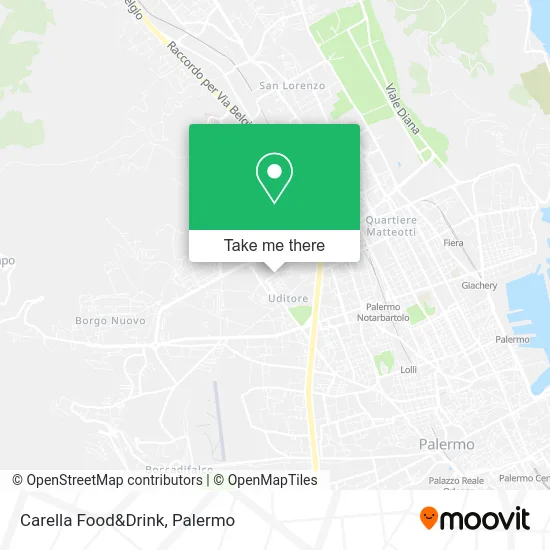 Carella Food&Drink map