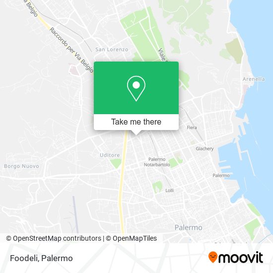 Foodeli map