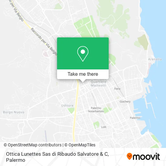 Ottica Lunettes Sas di Ribaudo Salvatore & C map