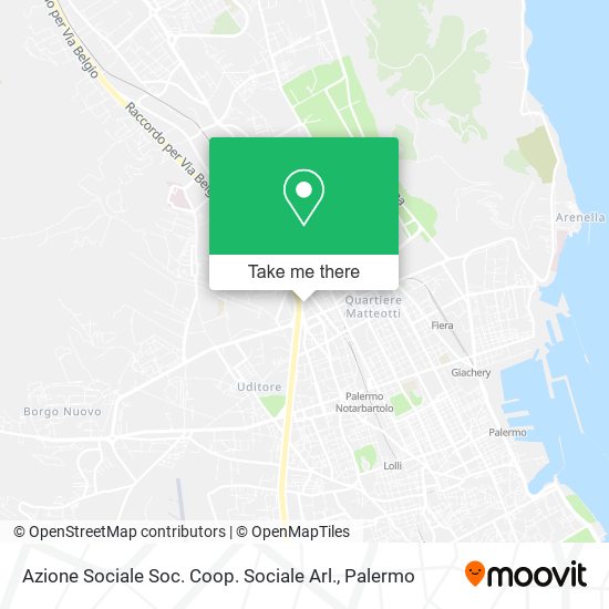 Azione Sociale Soc. Coop. Sociale Arl. map