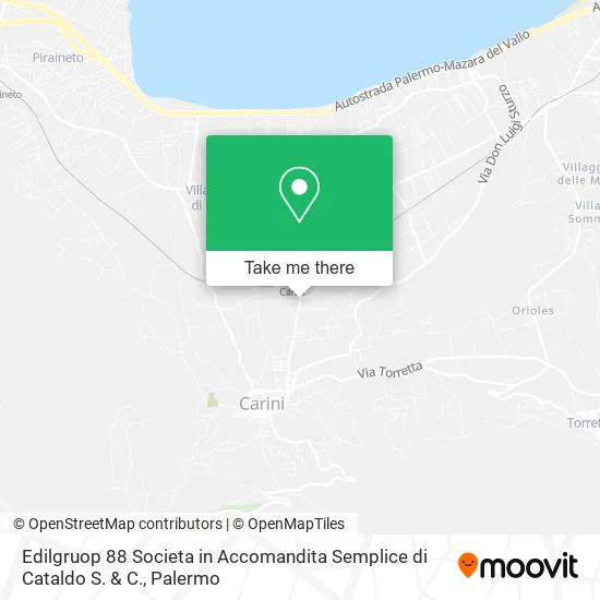 Edilgroup 88 Simple Commandite Company by Cataldo S. & C. map