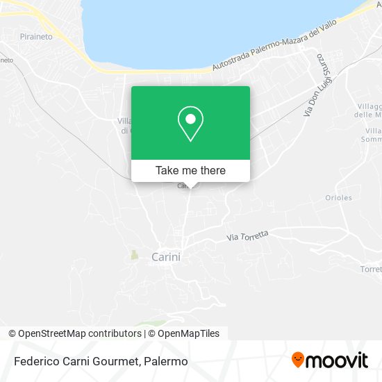 Federico Carni Gourmet map