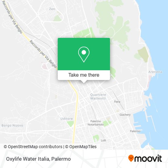 Oxylife Water Italia map