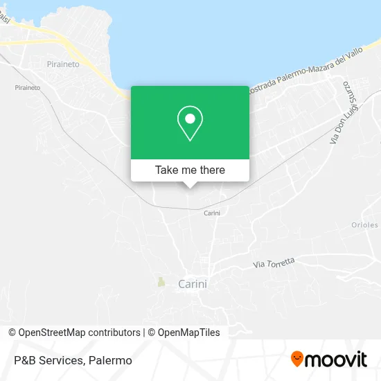 P&B Services map